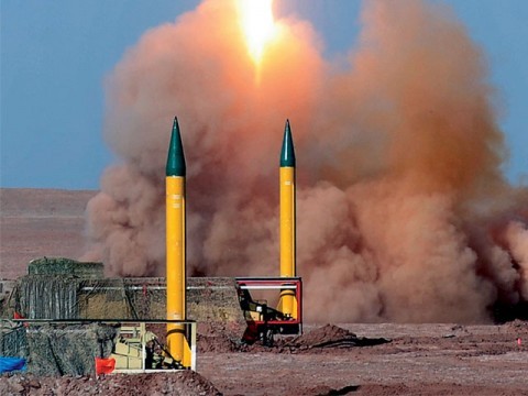 Iran thử tên lửa đạn đạo (ảnh tư liệu)